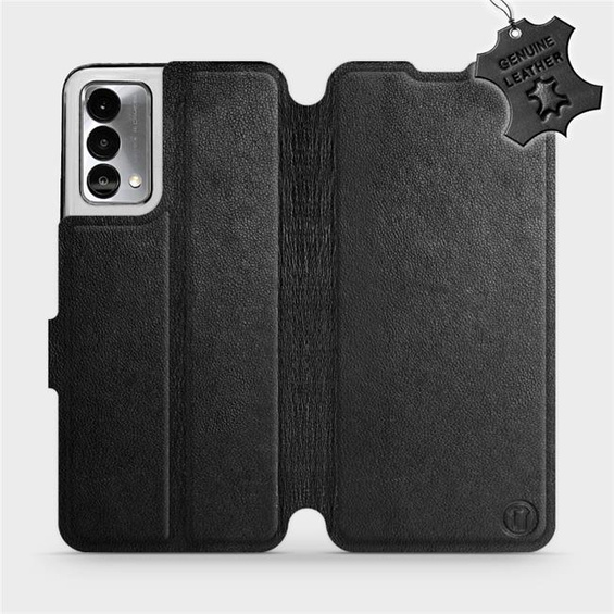 Phone Case Realme GT Master Edition - Design Black Leather