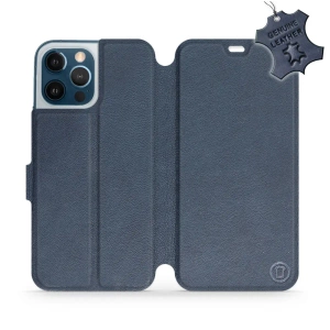 Phone Case Apple iPhone 12 Pro Max - Design Blue Leather