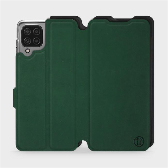 Phone Case Samsung Galaxy M22 - Design Green with Black