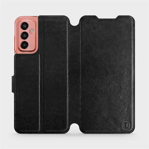 Etui do Samsung Galaxy M13 - wzór Black&Orange