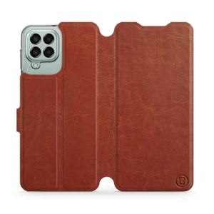 Etui do Samsung Galaxy M33 5G - wzór Brown&Orange