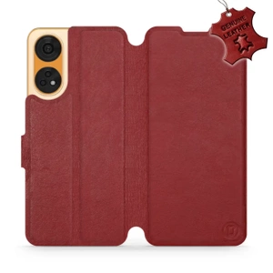 Phone Case OPPO Reno 8T 5G - Design Dark Red Leather