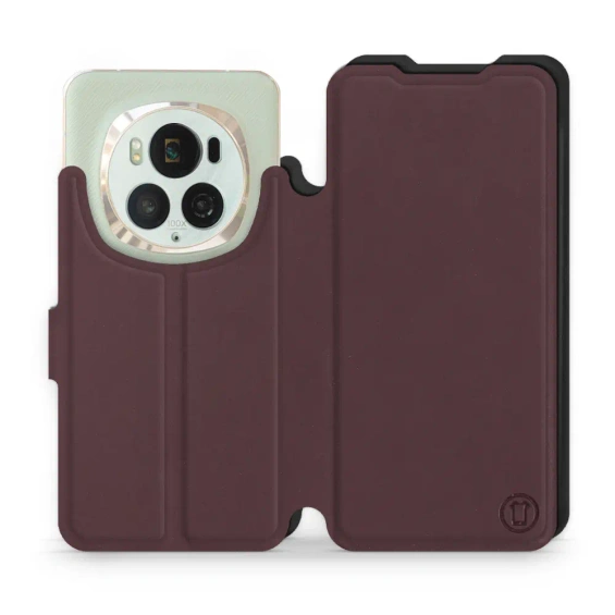 Phone Case Huawei Honor Magic6 Pro - Design Burgundy with Black