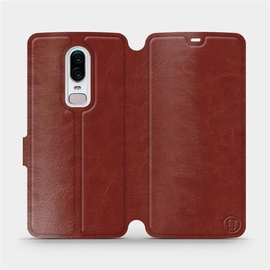 Phone Case OnePlus 6 A6000 - Design Brown&Orange