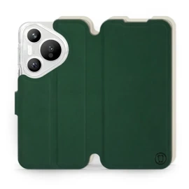 Phone Case Huawei Pura 70 - Design Green with Platinum