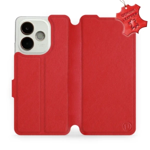 Phone Case OPPO A5 Pro 5G - Design Red Leather