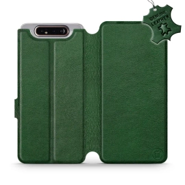Phone Case Samsung Galaxy A80 - Design Green Leather