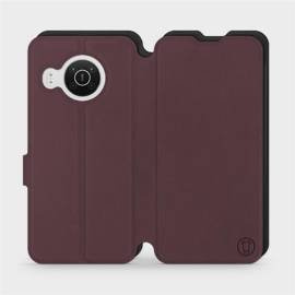 Phone Case Nokia X10 - Design Burgundy with Black