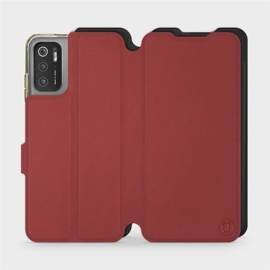 Phone Case Xiaomi Poco M3 Pro 5G - Design Dark Red with Black