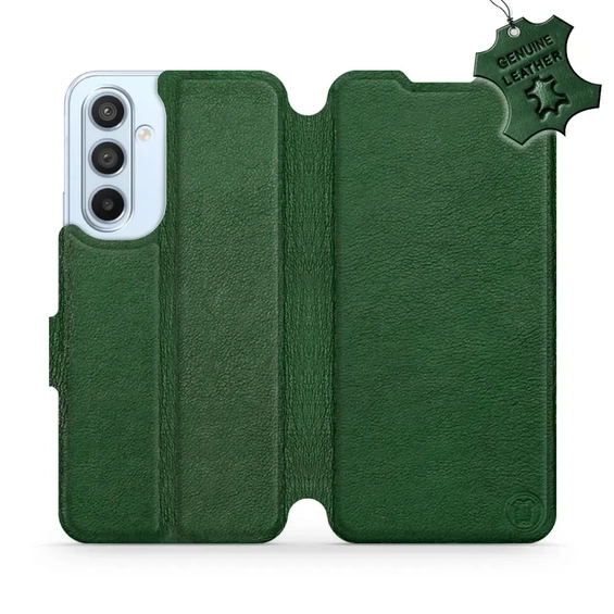 Phone Case Samsung Galaxy A54 - Design Green Leather