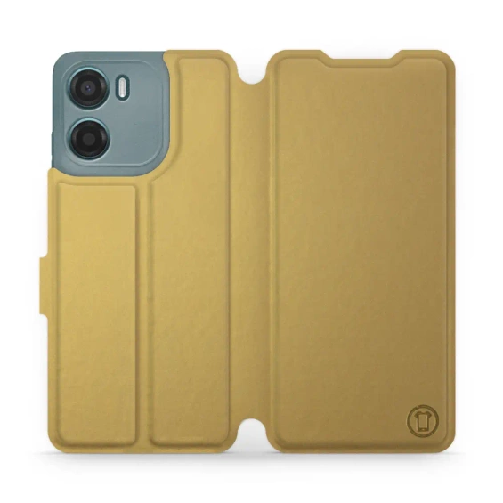 Etui do Motorola Moto E15 - wzór Gold&Gray