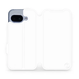 Phone Case Google Pixel 9A - Design White&Orange
