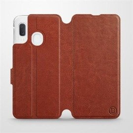 Phone Case Samsung Galaxy A20e - Design Brown&Gray