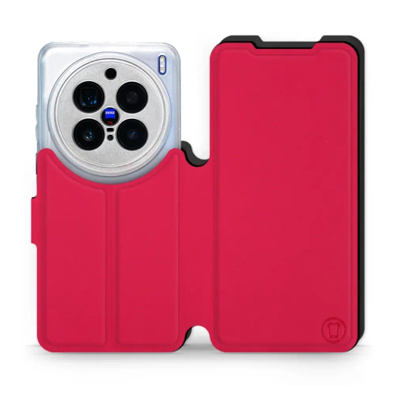 Hülle für Vivo X200 Pro 5G - Farbe Rot mit Schwarz