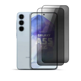 2-Pack Privacy Tempered Glass for Samsung Galaxy A55 5G