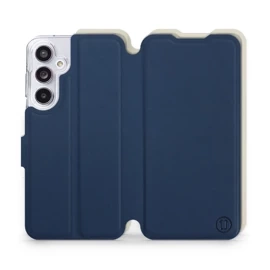 Phone Case Samsung Galaxy A55 5G - Design Navy with Platinum