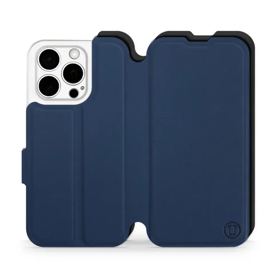 Phone Case Apple iPhone 15 Pro - Design Navy with Black
