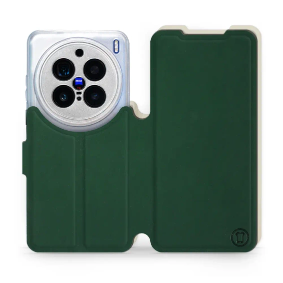 Phone Case Vivo X200 Pro 5G - Design Green with Platinum