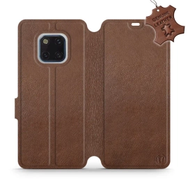 Phone Case Huawei Mate 20 Pro - Design Brown Leather