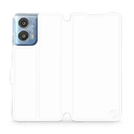 Phone Case Motorola Moto G24 Power - Design White&Orange