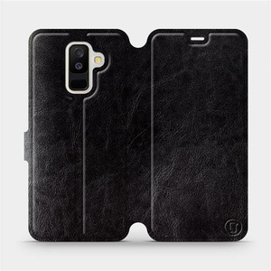 Hülle für Samsung Galaxy A6 Plus 2018 - Farbe Black&Orange