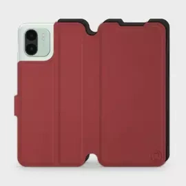 Phone Case Xiaomi Redmi A2 - Design Dark Red with Black