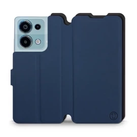 Etui Soft Touch do Xiaomi Redmi Note 13 Pro 4G - wzór Głęboki granat z czernią