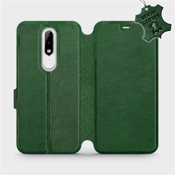 Hülle für Nokia 5.1 Plus - Farbe Green Leather