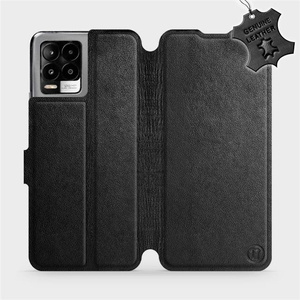 Phone Case Realme 8 - Design Black Leather