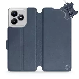 Phone Case Realme C53 - Design Blue Leather