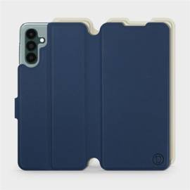 Phone Case Samsung Galaxy A04S - Design Navy with Platinum