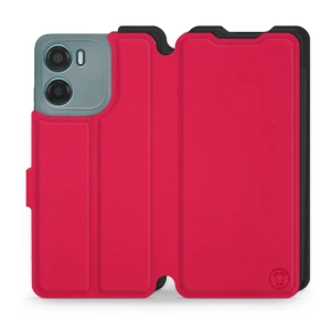 Phone Case Motorola Moto E15 - Design Red with Black