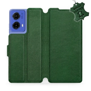 Hülle für Motorola Moto G85 5G - Farbe Green Leather