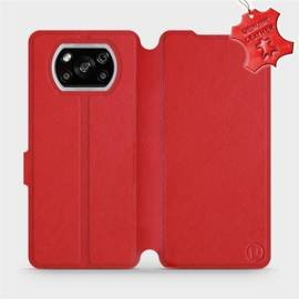 Phone Case Xiaomi POCO X3 NFC - Design Red Leather