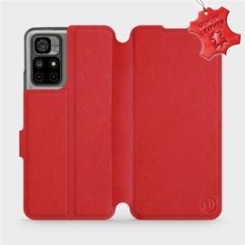 Hülle für Xiaomi Redmi Note 11 - Farbe Red Leather