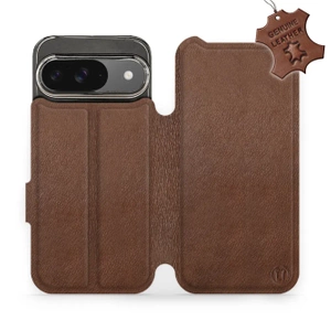 Hülle für Google Pixel 9 - Farbe Brown Leather