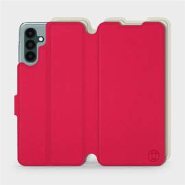 Phone Case Samsung Galaxy A04S - Design Red with Platinum