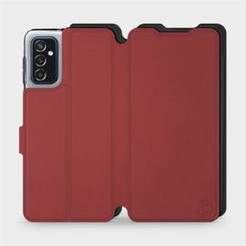 Phone Case Samsung Galaxy M52 5G - Design Dark Red with Black