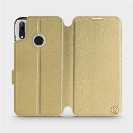 Phone Case Huawei Y7 2019 - Design Gold&Orange