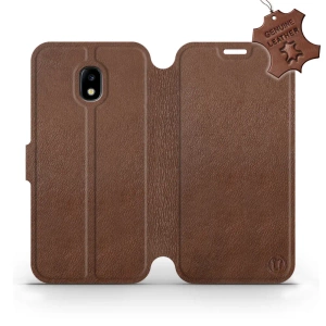 Phone Case Samsung Galaxy J3 2017 - Design Brown Leather