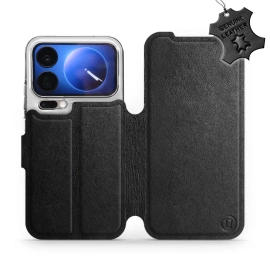 Phone Case Xiaomi 17 Pro - Design Black Leather