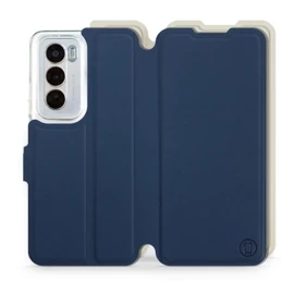 Phone Case OPPO Reno 12 Pro 5G - Design Navy with Platinum