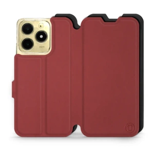 Etui Soft Touch do Realme C61 - wzór Zachodząca czerwień z czernią