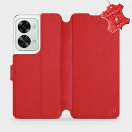 Phone Case OnePlus Nord 2T 5G - Design Red Leather
