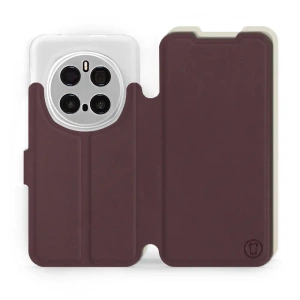 Phone Case Huawei Honor Magic7 Pro 5G - Design Burgundy with Platinum