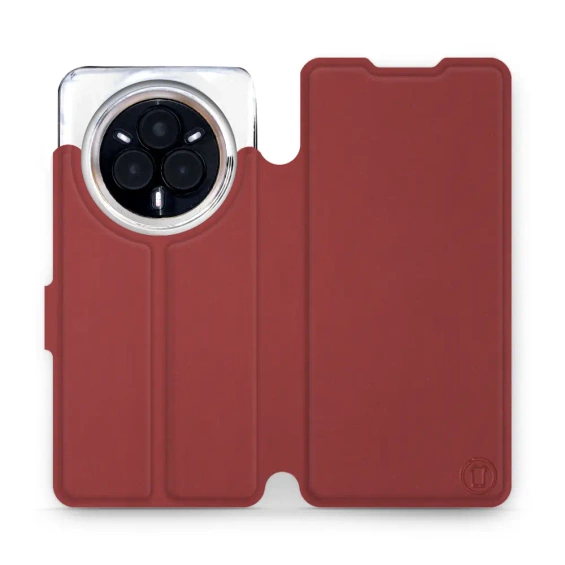 Phone Case Realme 14 Pro 5G - Design Dark Red with Platinum