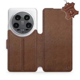 Phone Case Xiaomi 14 Ultra 5G - Design Brown Leather
