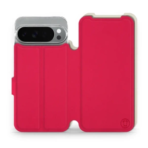 Hülle für Google Pixel 10 Pro XL - Farbe Rot mit Platin