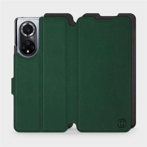 Etui Soft Touch do Huawei Nova 9 - wzór Miejska zieleń z czernią