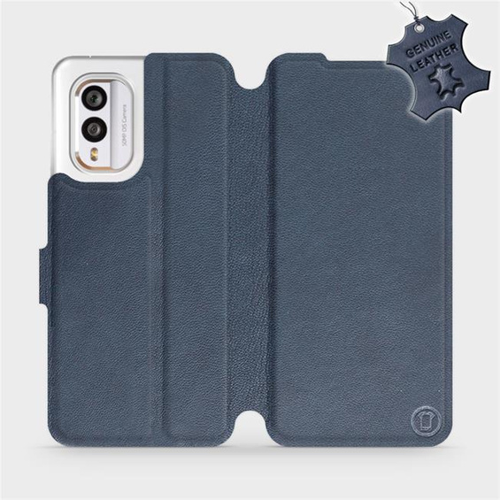 Phone Case Nokia X30 5G - Design Blue Leather